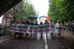 Tens of thousands of people march against Tories in Manchester